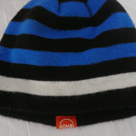 KOMBI | Junior One Size | Striped Reversible Beanie - Picture 10 of 11